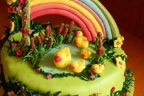 Tort curcubeu/Rainbow cake